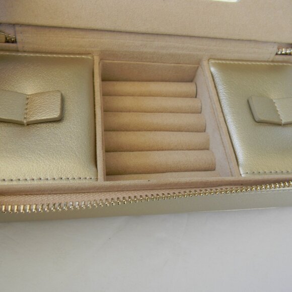 NEW Brouk and Co DUO Travel Organizer Gold COSMETIC CASE ORGANIZER - Picture 6 of 7